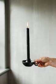 LEEFF CANDLE HOLDER CHRIS BLACK ()